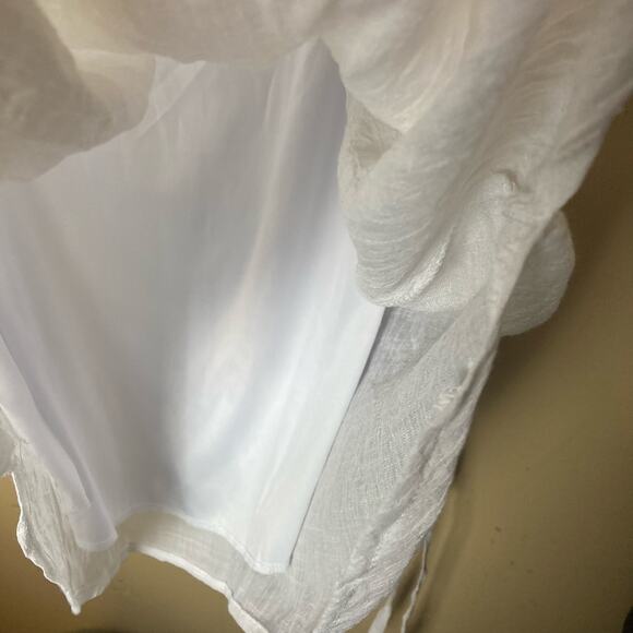 New York & Company Beach Swim‎ Cover White Size XXL - Picture 5 of 10